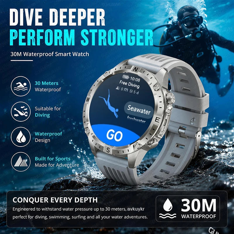 Reloj Inteligente Deportivo con GPS, Mapa Offline y Pantalla AMOLED