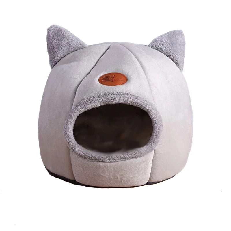 Cama Cueva para Gatos y Perros Pequeños – Nido Desmontable