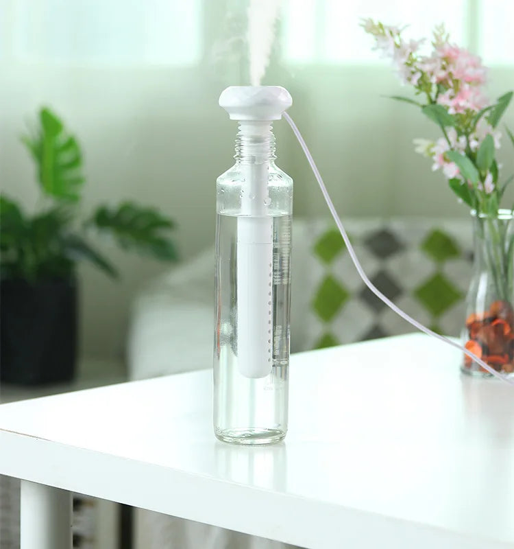 Humidificador ultrasónico X7 con difusor de aceites esenciales y carga USB
