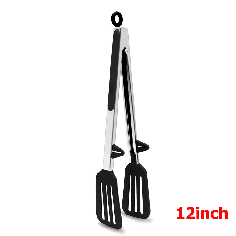 LMETJMA Pinzas de Silicona para Cocina Antiadherentes