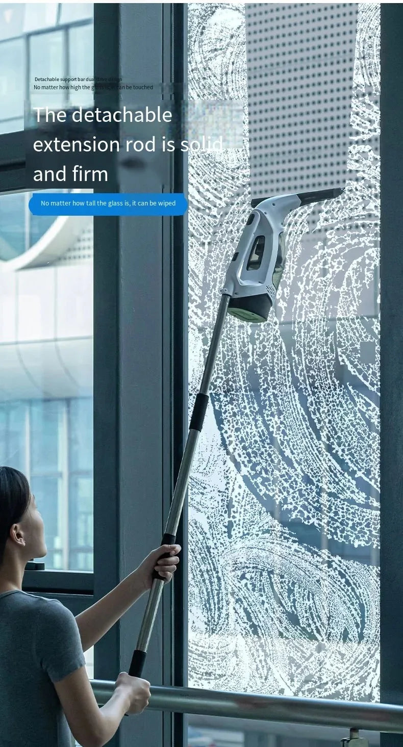 Limpiador de Ventanas Eléctrico Multifuncional Inalámbrico, Recargable, Automático y Portátil