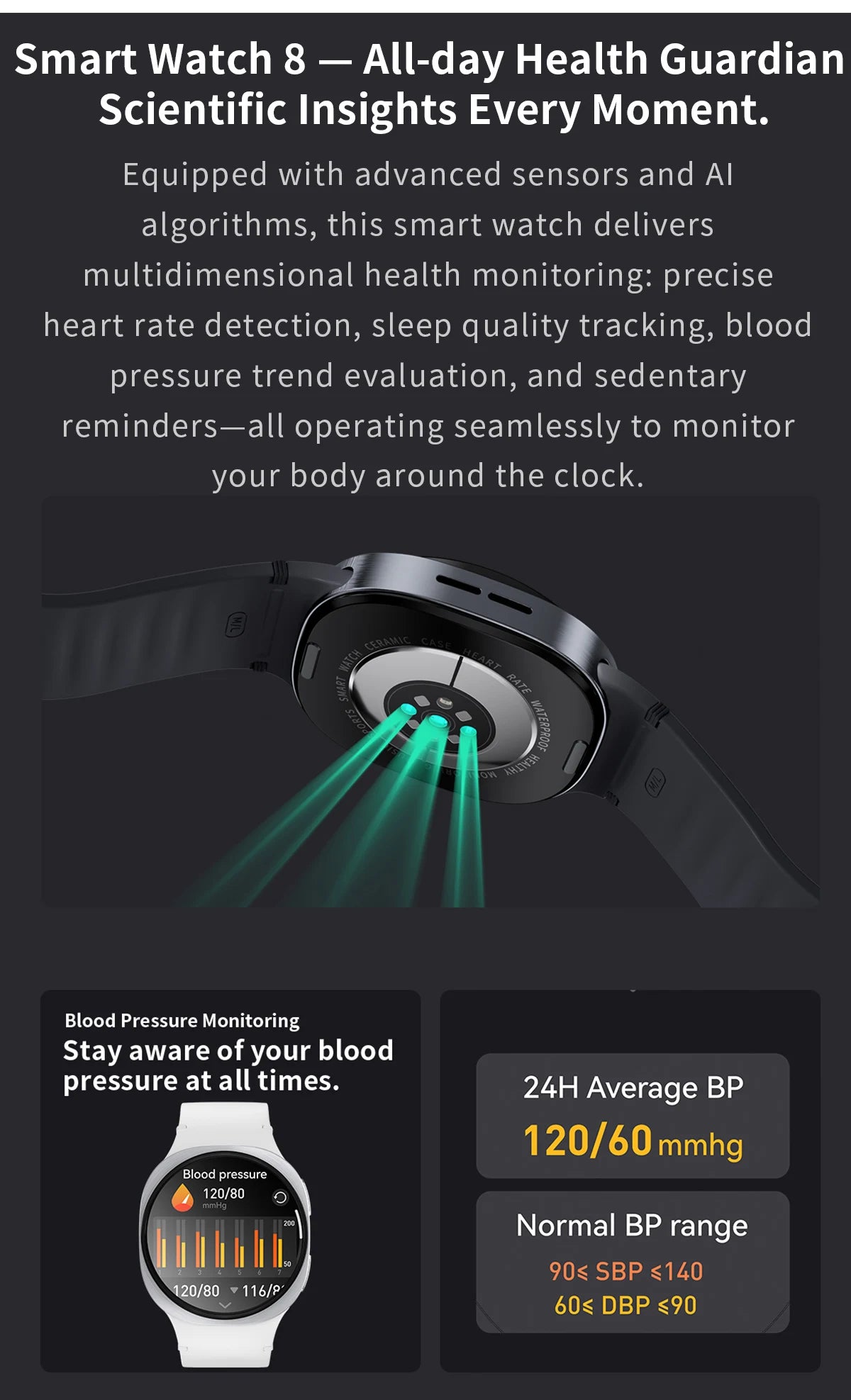 Reloj Inteligente 8 Mini Asistente de Voz IA