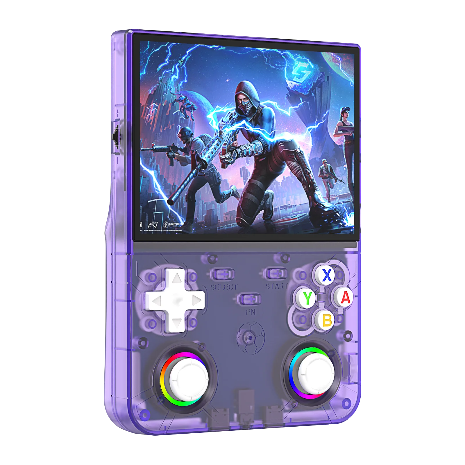 Consola portátil retro R36 Ultra X: 1 GB de RAM, WiFi 2.4G, más de 30 emuladores, altavoces duales, soporte de vibración y carga por USB-C.