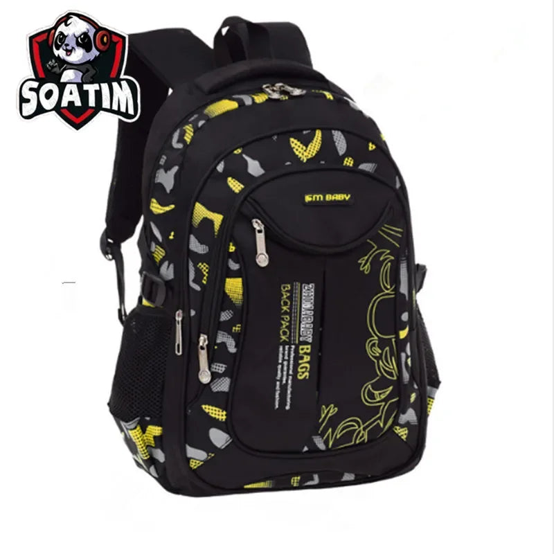 Mochila Ortopédica Impermeable para Niños de Primaria