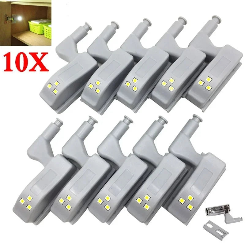 Set de 10 Luces LED para Armario con Bisagra