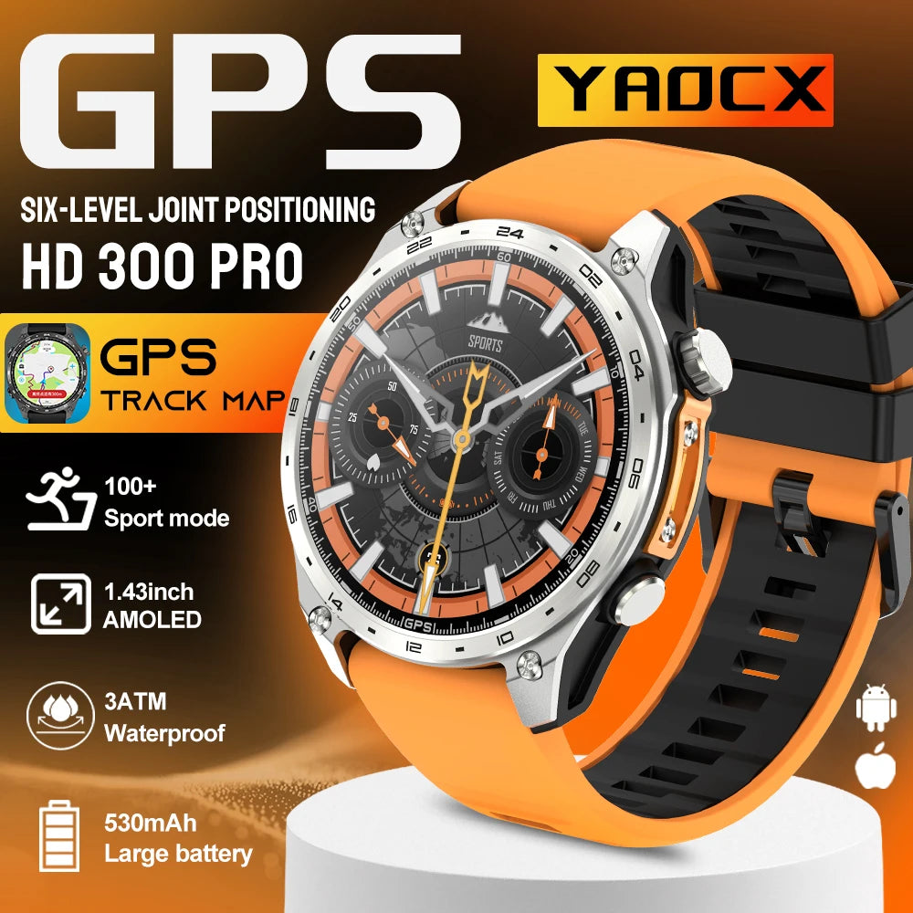 Reloj Inteligente GPS Brújula Multideporte