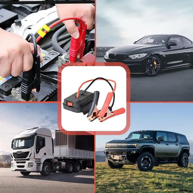 Arrancador de Batería Portátil para Auto con 2 Puertos USB