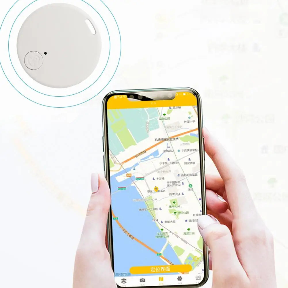 Mini localizador GPS con alarma antipérdida, llavero tipo billetera, etiqueta inteligente, rastreador Compatible con Bluetooth, llavero para perros, mascotas, rastreador de llaves para niños