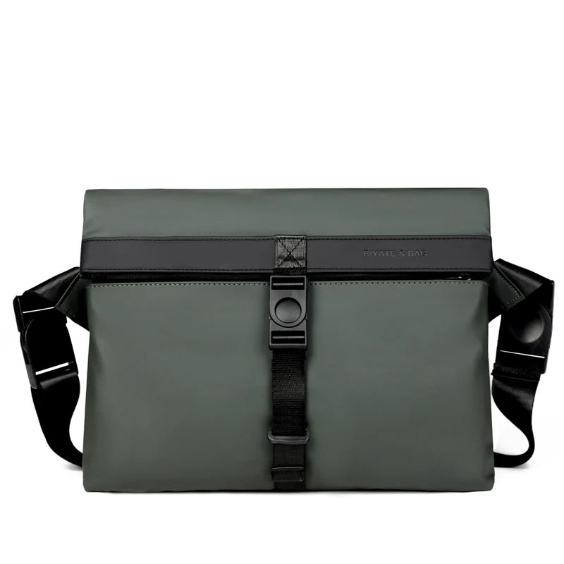 Bolso bandolera de negocios retro, gran capacidad, maletín para hombre, bolso de hombro, mochila de viaje
