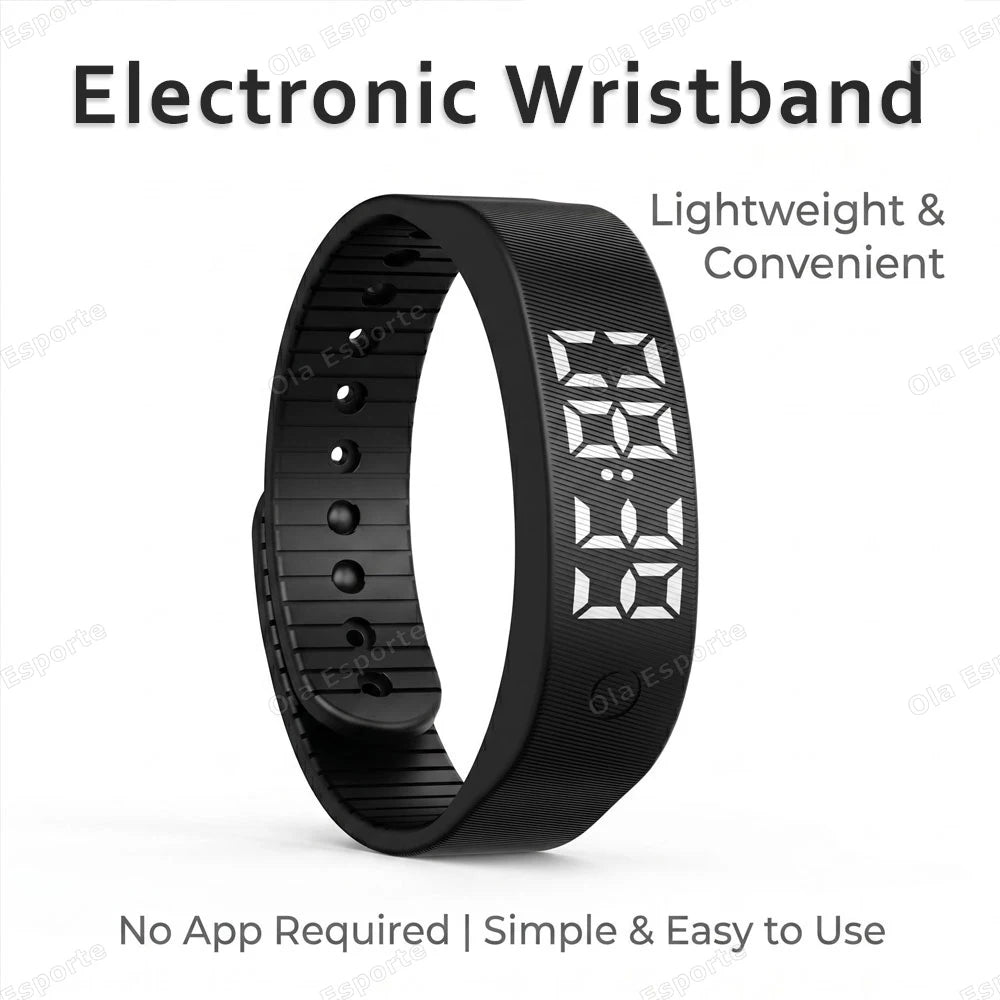 Reloj Despertador Vibratorio para Personas con Sueño Profundo, Despertador Silencioso, Pulsera Inteligente para Hombres y Mujeres, Ajustable, con Vibración, Modelo HW12