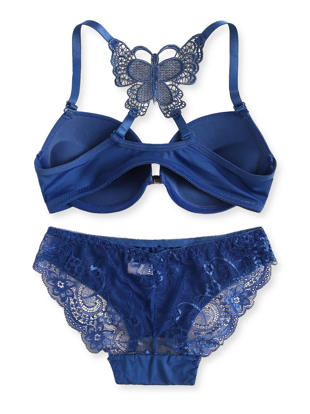 Conjunto de Sujetador y Tanga con Bordado Floral