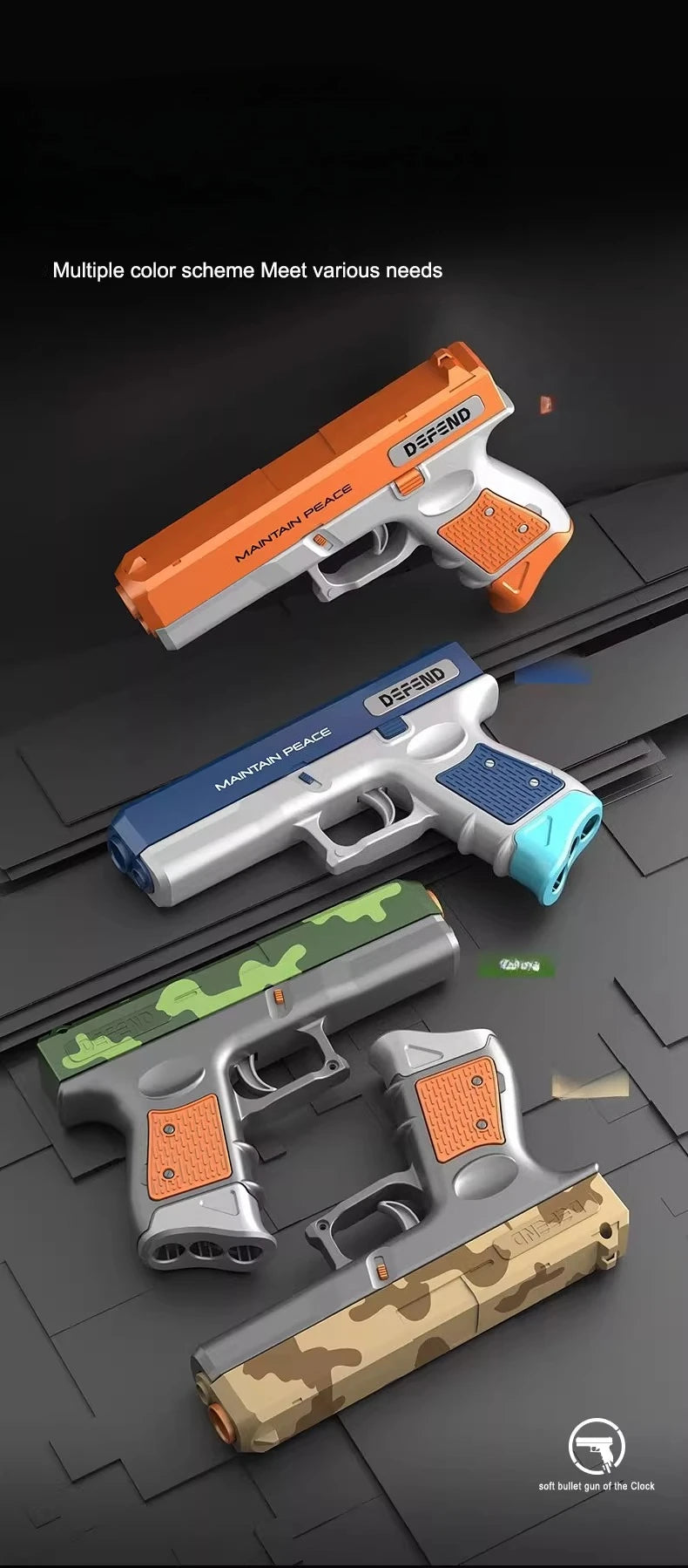 Lanzador de Dardos Suaves, Pistola de Juguete Realista, Pistola Manual de Dardos de Espuma, Juguete Interactivo de Tiro en Interiores con 8 Dardos Suaves