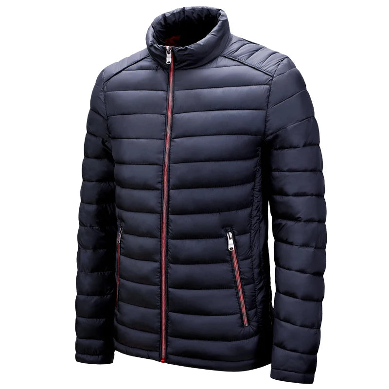 Chaqueta Acolchada con Capucha para Hombre – Abrigo de Invierno