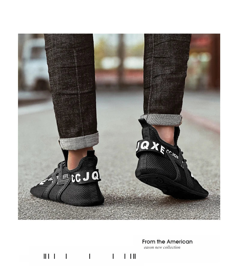 YRZL Mocasines Zapatos Hombres Casual Malla Transpirable Antideslizante Al Aire Libre Cómodo Interior Zapatos de Gimnasio Zapatos de Gran Tamaño para Hombres