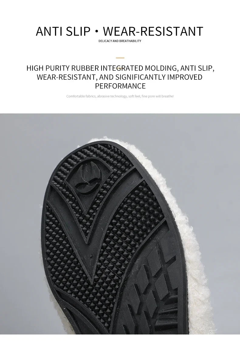 YRZL, zapatos de algodón de invierno para hombre, zapatillas ligeras sin cordones de alta calidad, mocasines de algodón de felpa para interiores, zapatos cálidos de invierno para hombre