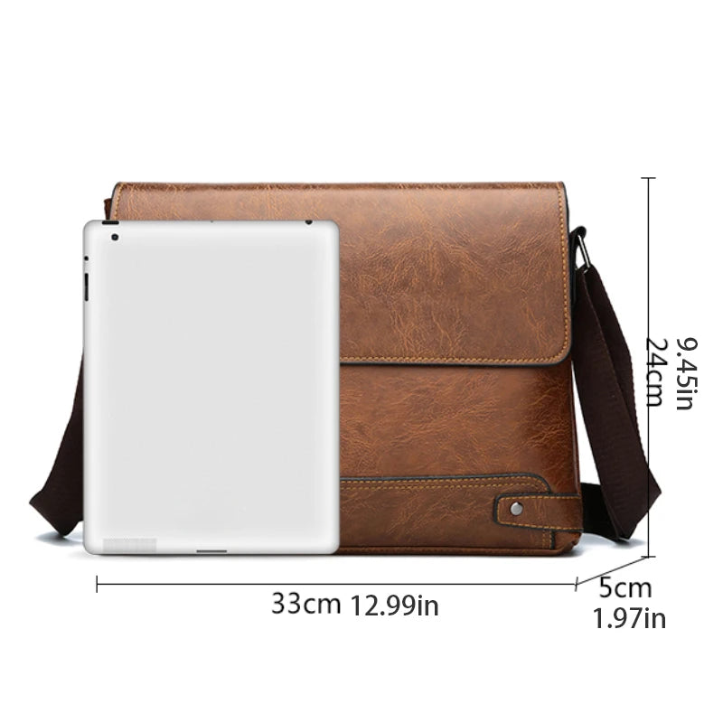 Bolso de Hombro Cruzado para Hombre - Gran Capacidad para Negocios