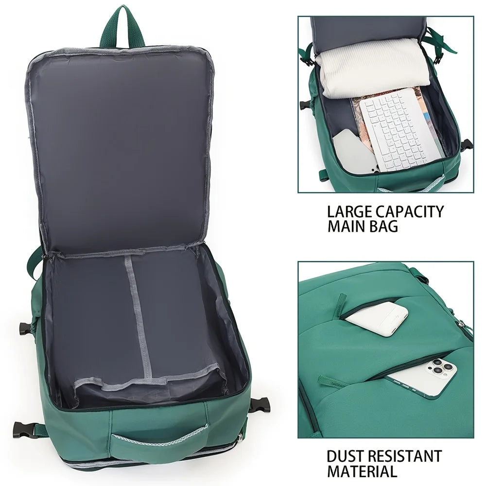 Mochila Liviana de Viaje Unisex Gran Capacidad Varios Colores