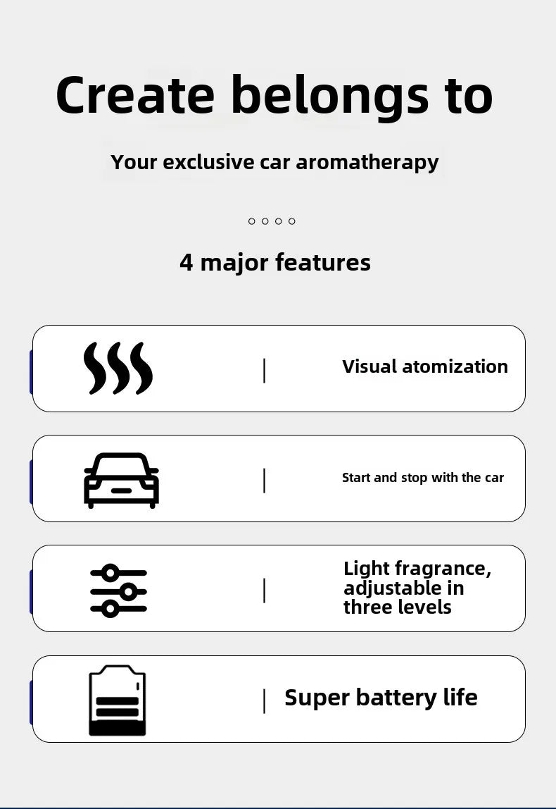 Difusor de aromas eléctrico para ventilación de auto