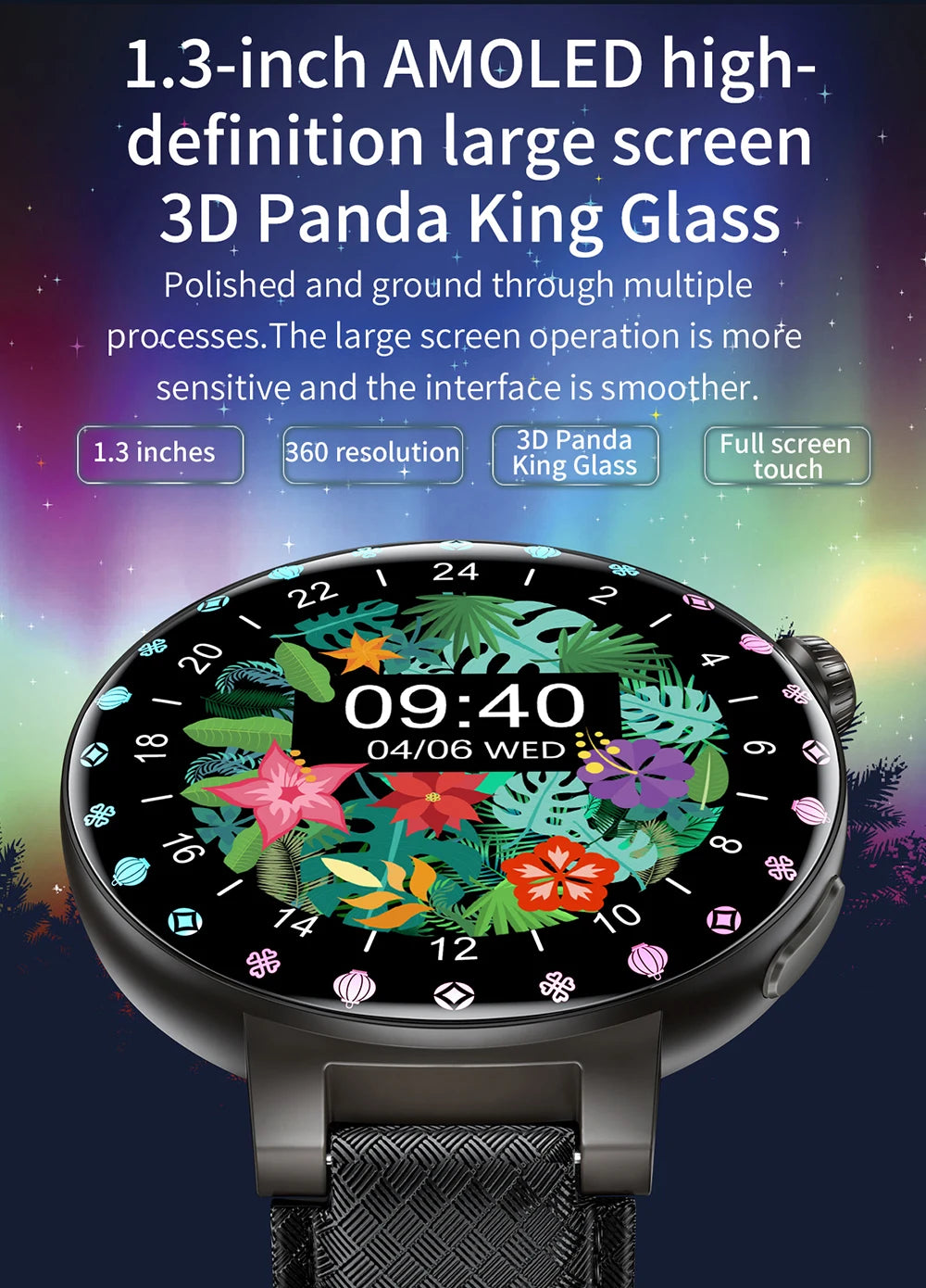 KUMI GT6 Pro Reloj Inteligente AMOLED NFC