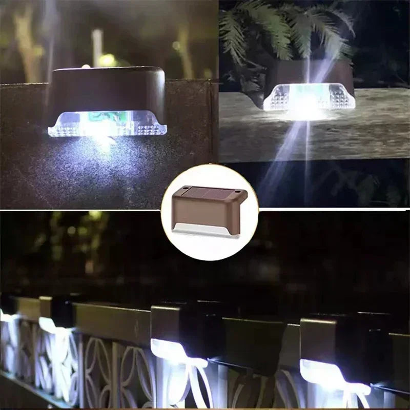 Luces Solares de Cubierta para Barandilla y Camino
