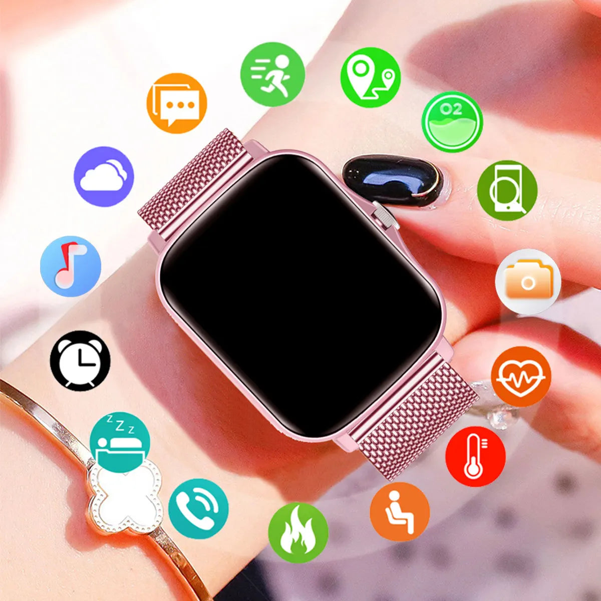Reloj Inteligente 1.83 Pulgadas Llamadas Bluetooth HW12