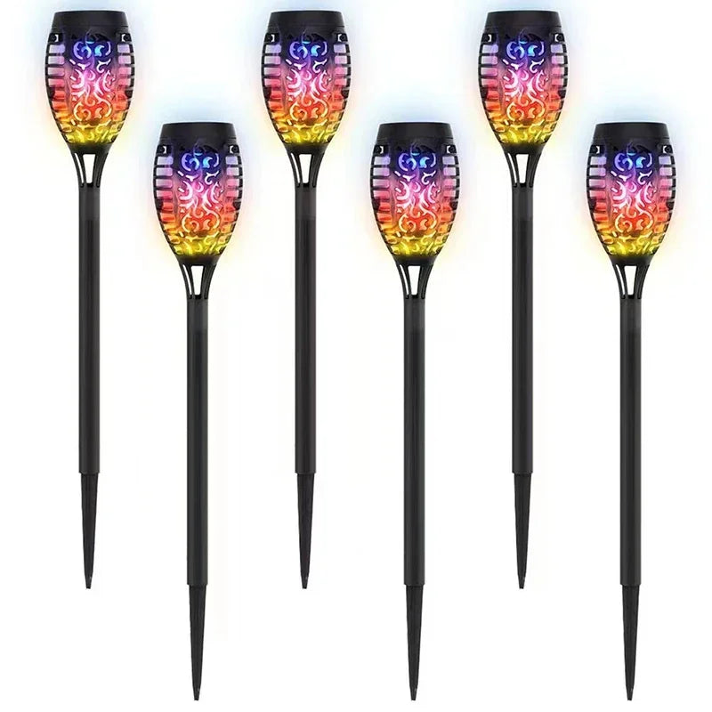 Luces de Antorcha Solar de Llama para Jardín