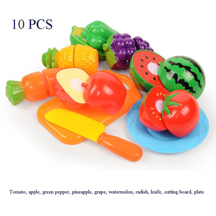 Juego de Corte de Frutas y Verduras para Niños Set de Cocina