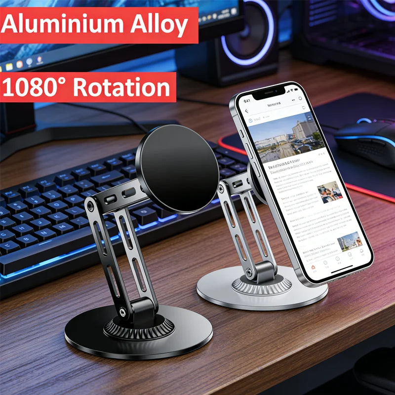 Soporte Magnético para Teléfono de Escritorio, Soporte Magnético para Coche, Soporte para Smartphone, GPS, Móvil, Celular, para iPhone 17, Samsung, Xiaomi