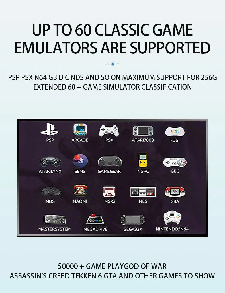 Consola de videojuegos Retro Super Console G36 Pro con 120000 videojuegos para PS1/GBA/MD/CPS con Gamepad, caja de juegos de regalo para niños