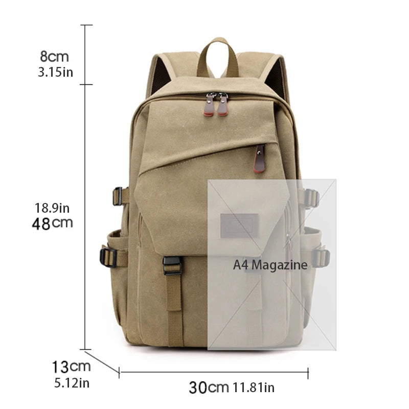 Mochila de viaje de gran capacidad para hombre, adecuada para diferentes grupos de personas, longitud de la correa de hombro ajustable, multicompar