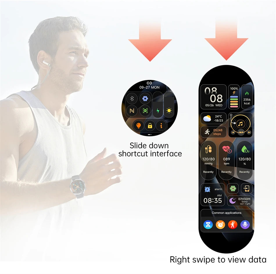Reloj Inteligente 5 Pro con AMOLED, GPS, NFC, Brújula y Llamadas Bluetooth
