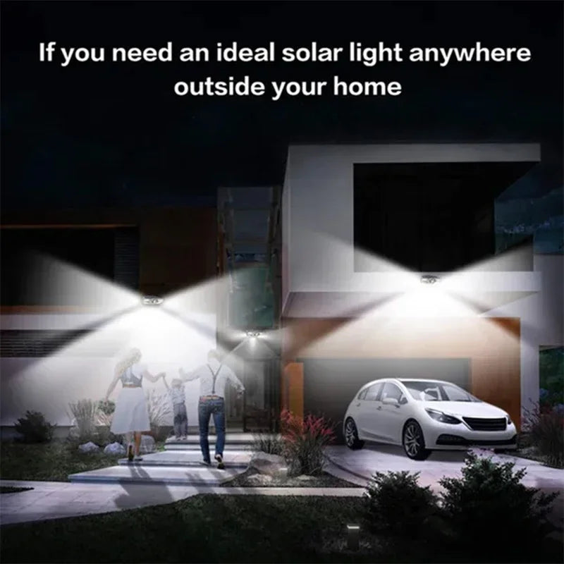 Luces LED Solares de Seguridad con Sensor para Jardín