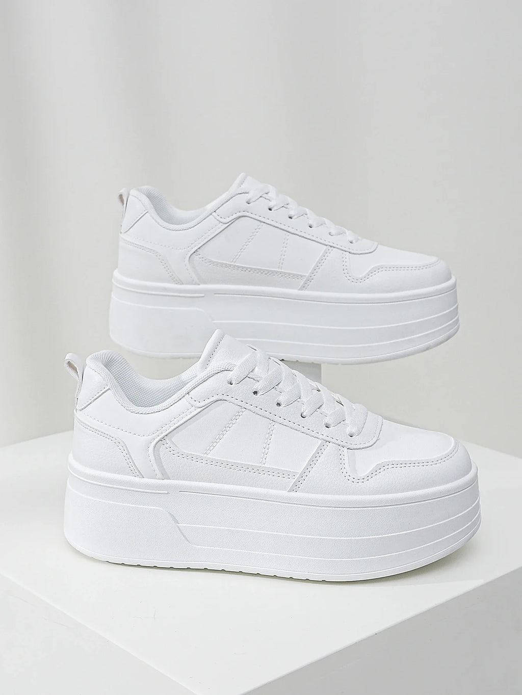 Zapatillas de plataforma para mujer con malla transpirable - 5 cm