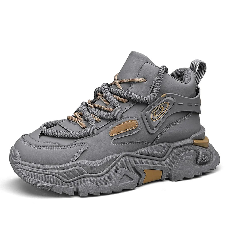 Zapatos informales de suela gruesa para hombre, zapatillas deportivas antideslizantes de suela blanda para las cuatro estaciones, zapatos deportivos Joker juveniles a la moda