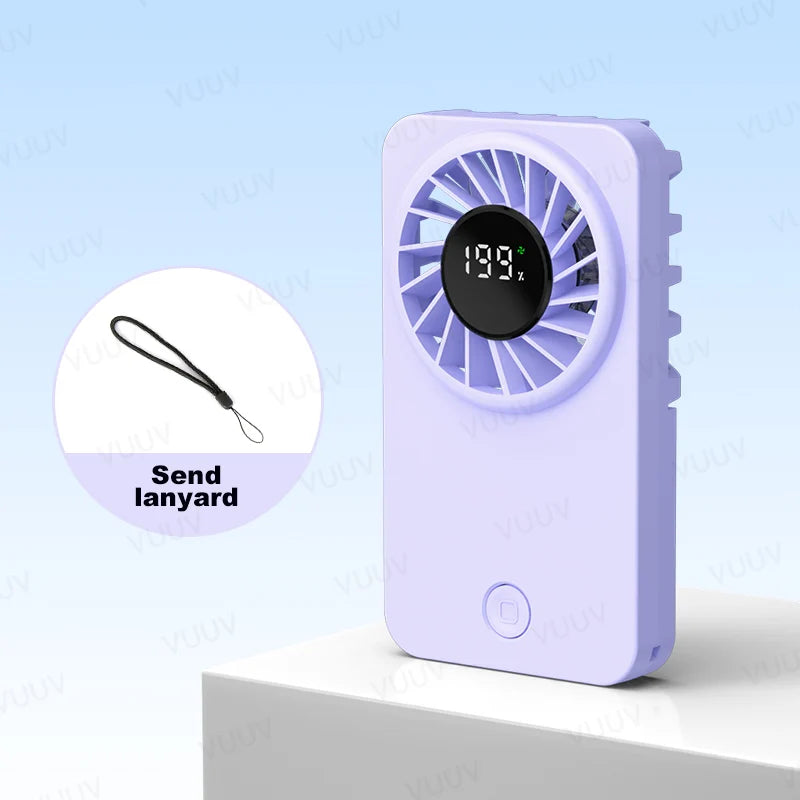 Ventilador de Mano Portátil de Alta Velocidad con Carga USB