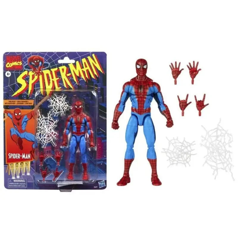 Hasbro Deadpool 80 aniversario limitado Spider Man Venom Kraven 2099 Peter Parker leyenda figura de acción colección de modelos de Anime
