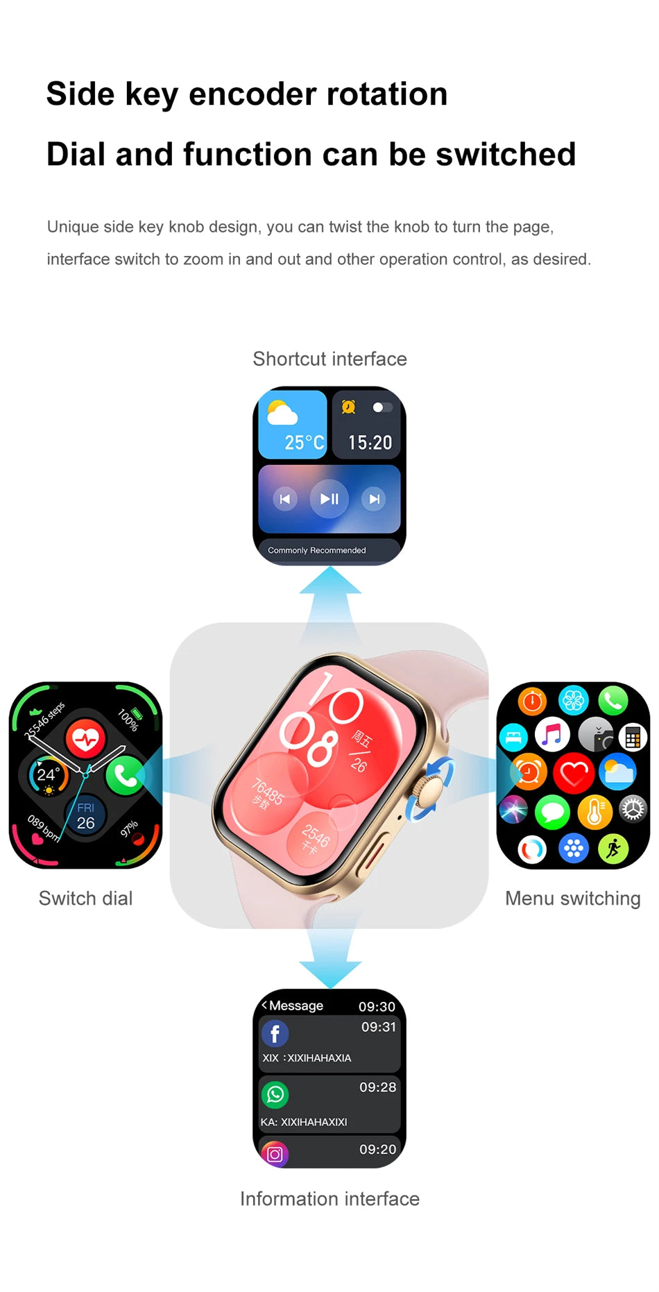 Reloj Inteligente Z03Pro con Bluetooth y Música