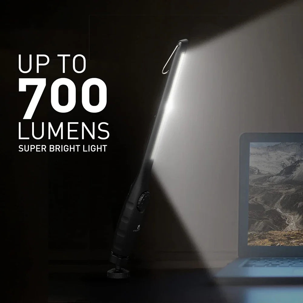 Lámparas de Trabajo COB Portátiles con Linterna LED Recargable Magnética, Regulación Continua, Lámparas de Reparación de Emergencia para Automóviles
