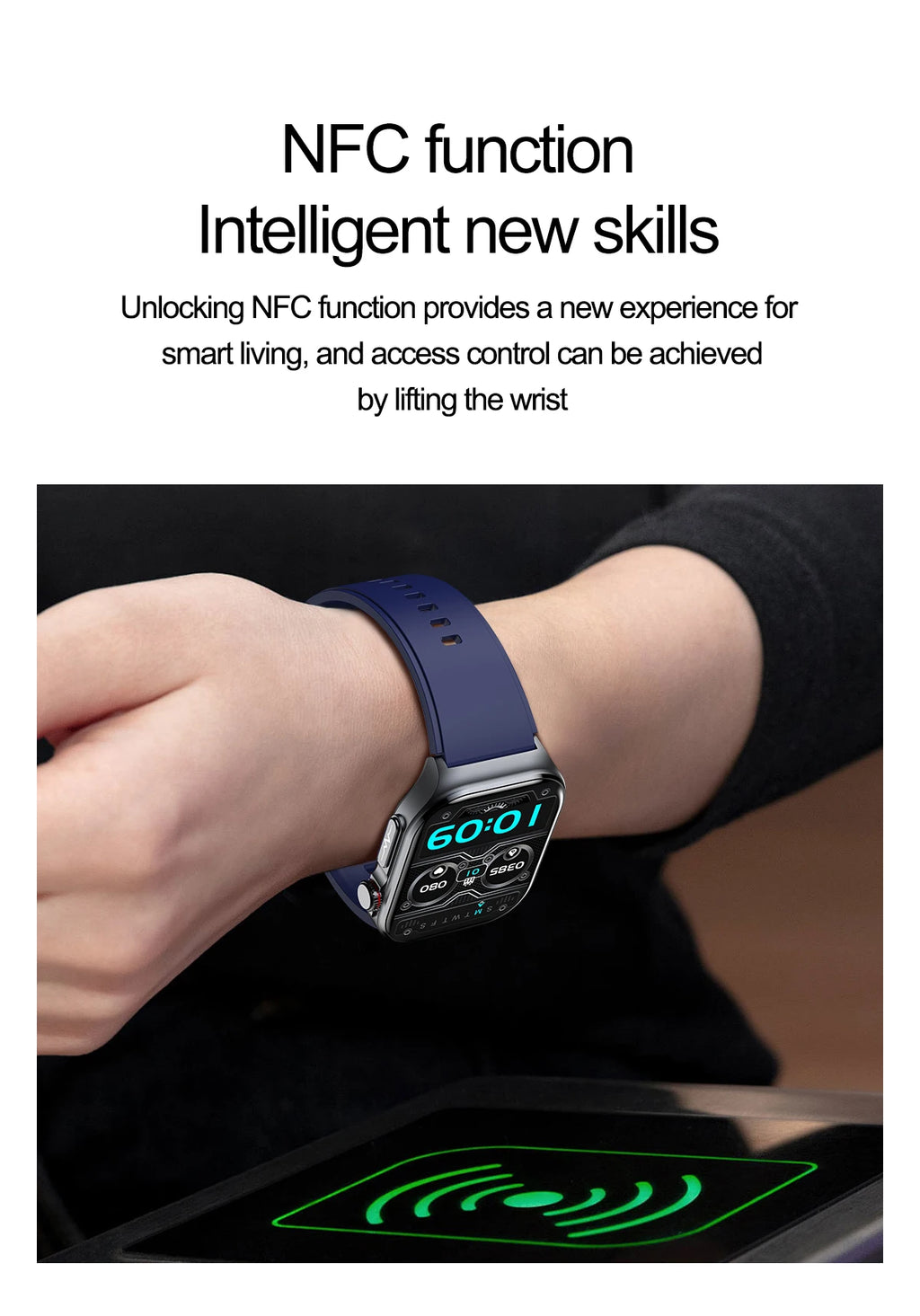 LIGE ET585 Reloj Inteligente AMOLED ECG