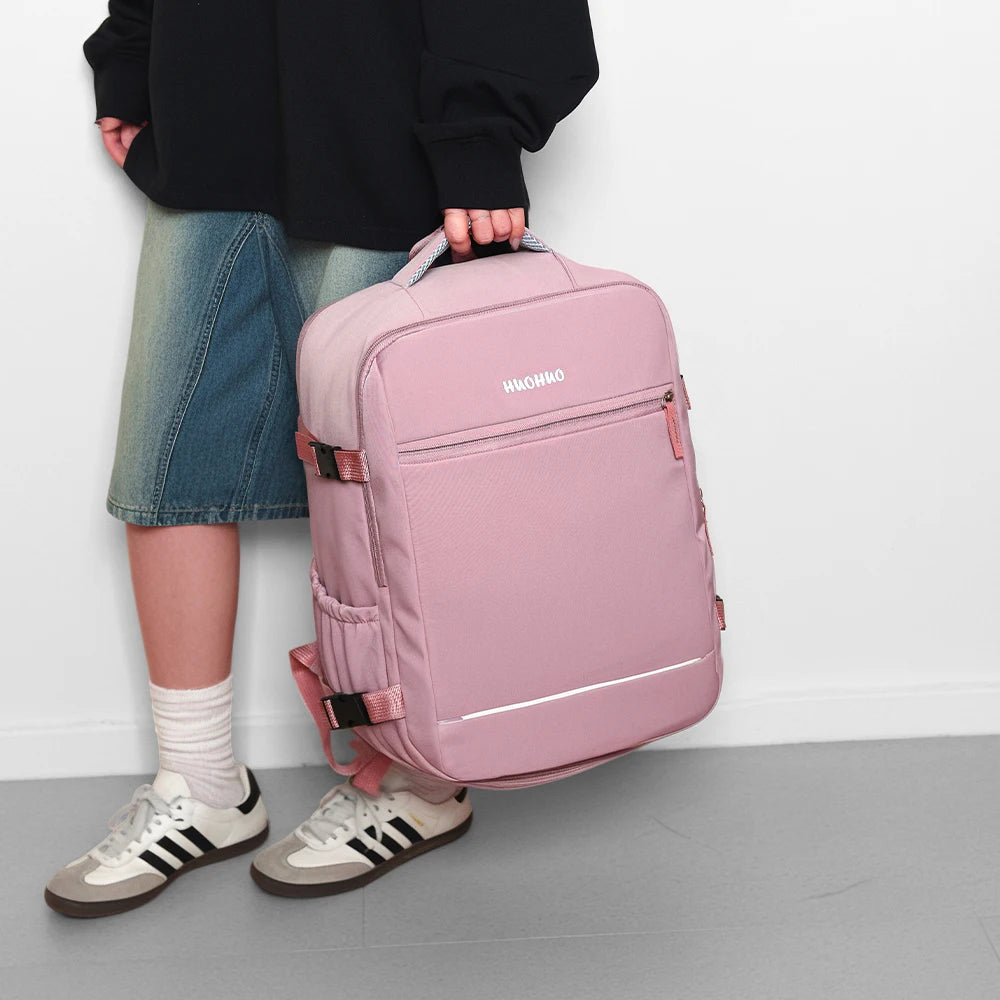 180 °     Mochila Completamente Abierta con Gran Capacidad y Múltiples Bolsillos, Adecuada para Viajes Diarios, Equipaje de Negocios y Bolsa para Computadora