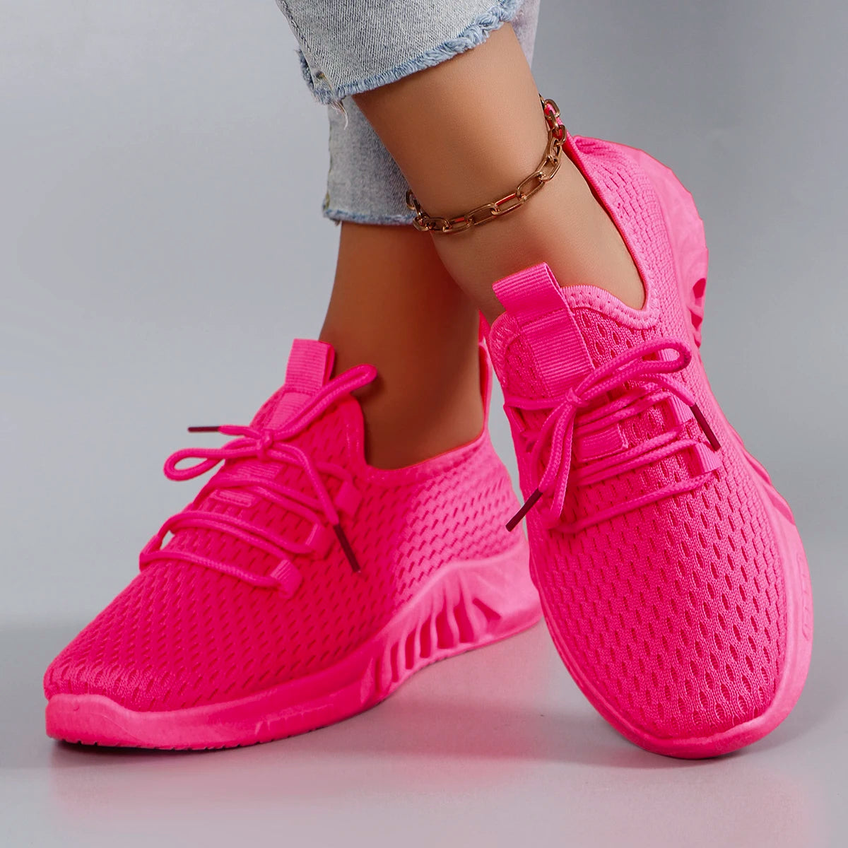 Zapatos planos de malla transpirable de verano para mujer, zapatos deportivos informales, liquidación, envío gratis