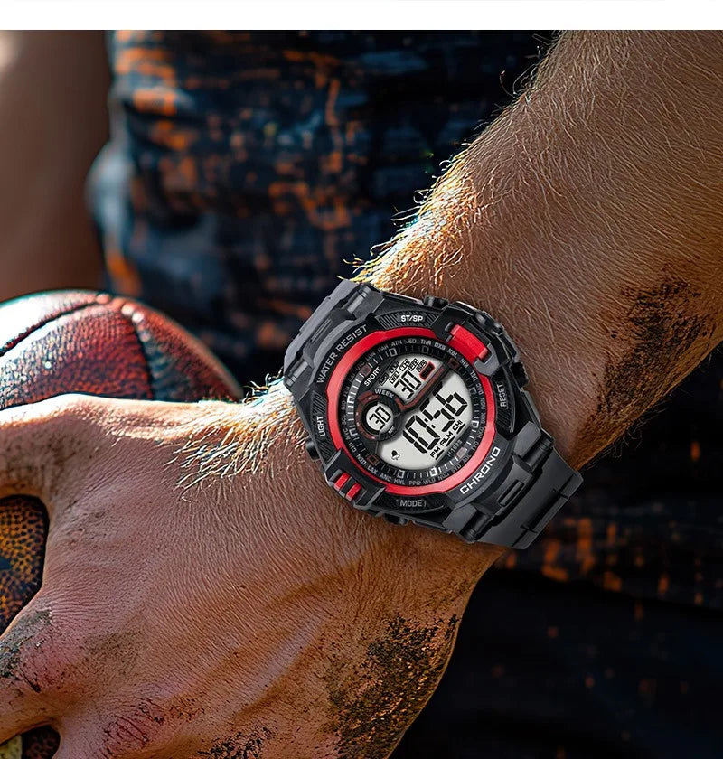 Reloj Digital Deportivo Resistente al Agua Hombre