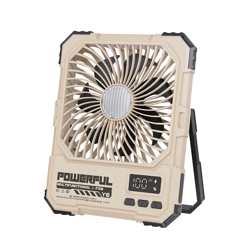 Ventilador de Techo para Acampar 20000mAh con Luz