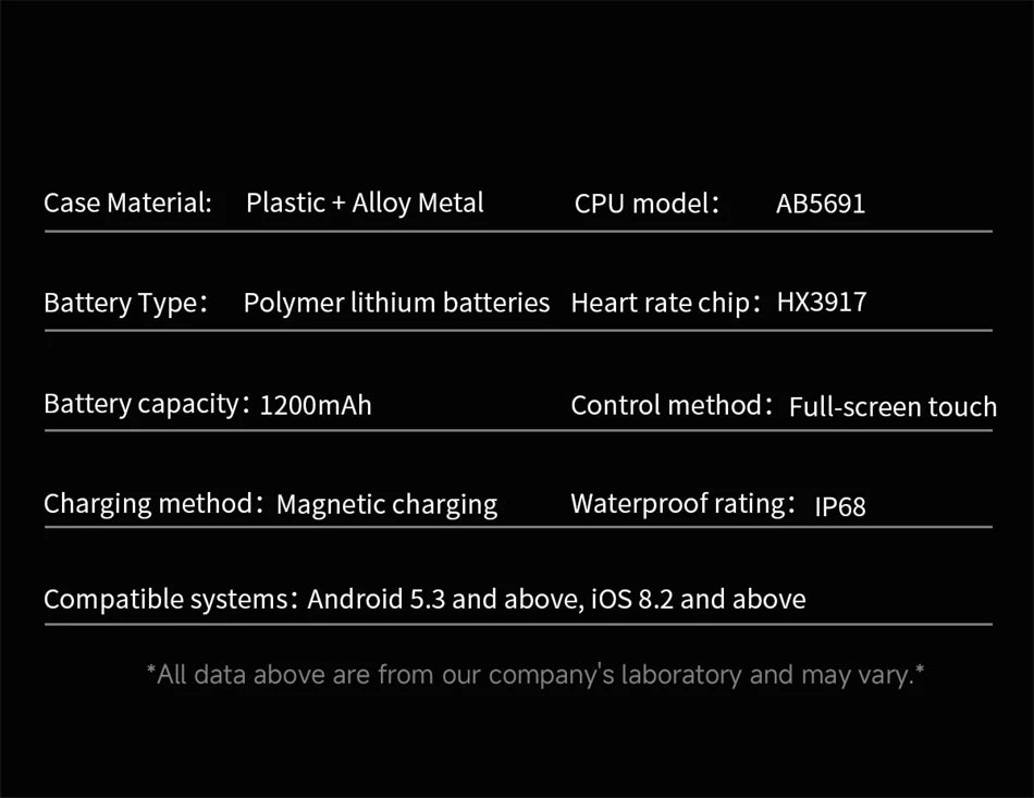 Reloj Inteligente Militar con Batería de 1200mAh