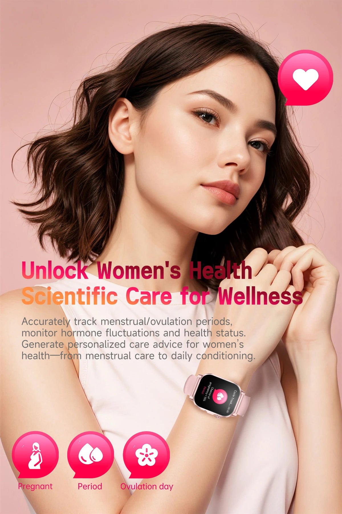 Reloj Inteligente con Diagnóstico ECG, Oxígeno en Sangre y Pantalla AMOLED