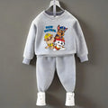 PAW Patrol primavera otoño niños jersey con cuello redondo y pantalón de chándal conjunto de dos piezas sudaderas con capucha casuales para niños conjuntos de ropa deportiva para niños traje