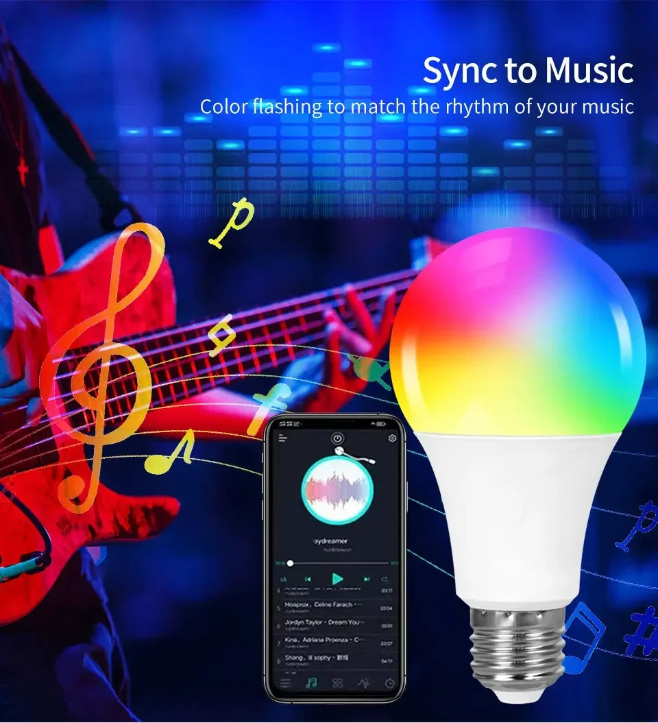 Bombillas LED Inteligentes Tuya Bluetooth E27