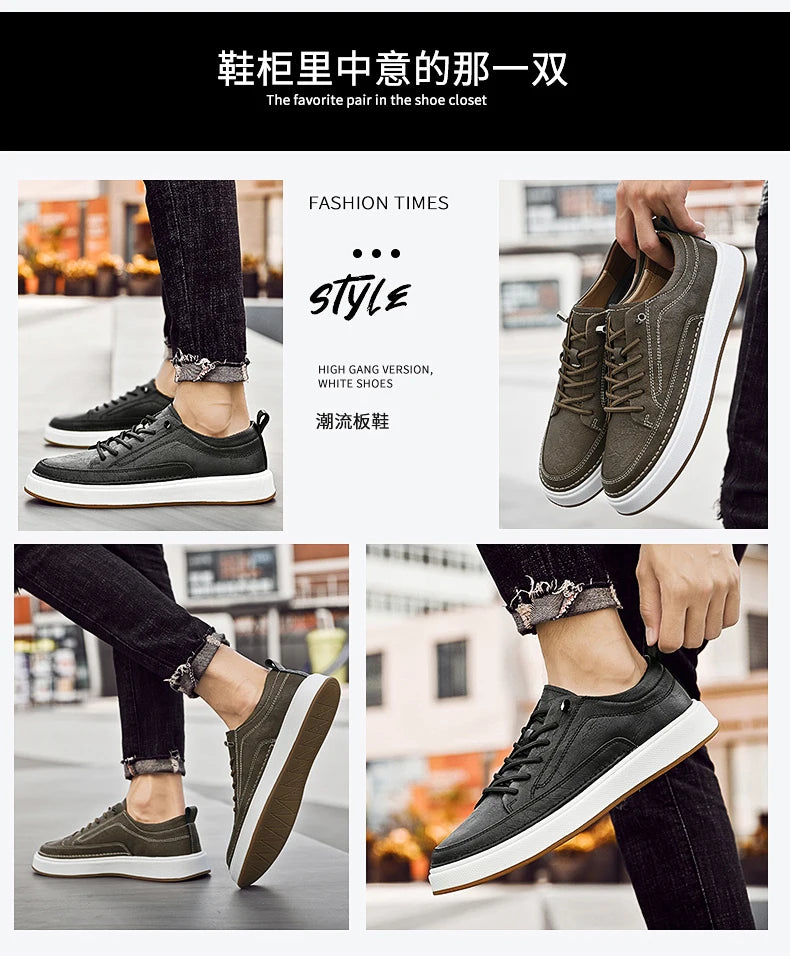 Zapatos de cuero genuino para hombre de marca, cómodas plantillas de suela blanda, zapatos Oxford informales para hombre, calzado deportivo para exteriores