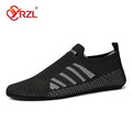 YRZL, mocasines de malla para hombre, mocasines para conducir, zapatos planos con parte inferior fina para caminar, mocasines informales antideslizantes transpirables, zapatos de verano para hombre
