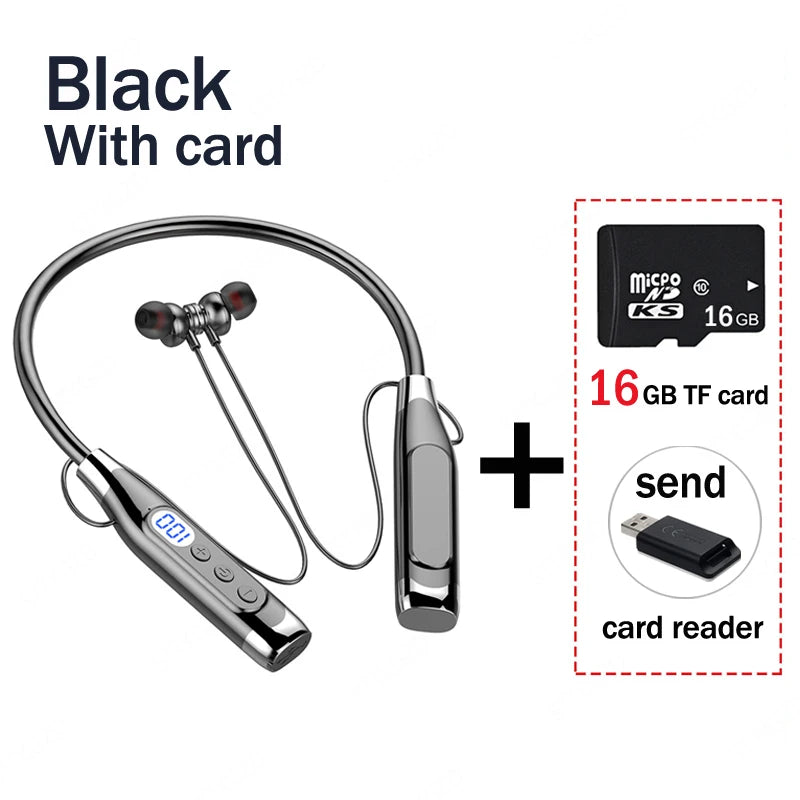 Auriculares Bluetooth Banda Cuello Deportivos TF
